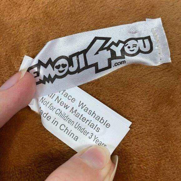 Emoji4you Brown Poop Emoji Pillow Plush - Picture 4 of 4